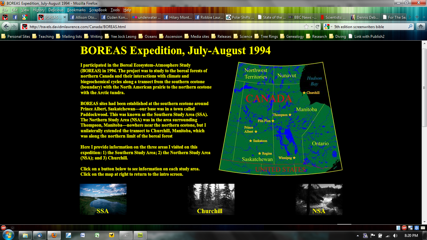 BOREAS Expedition, July-August 1994