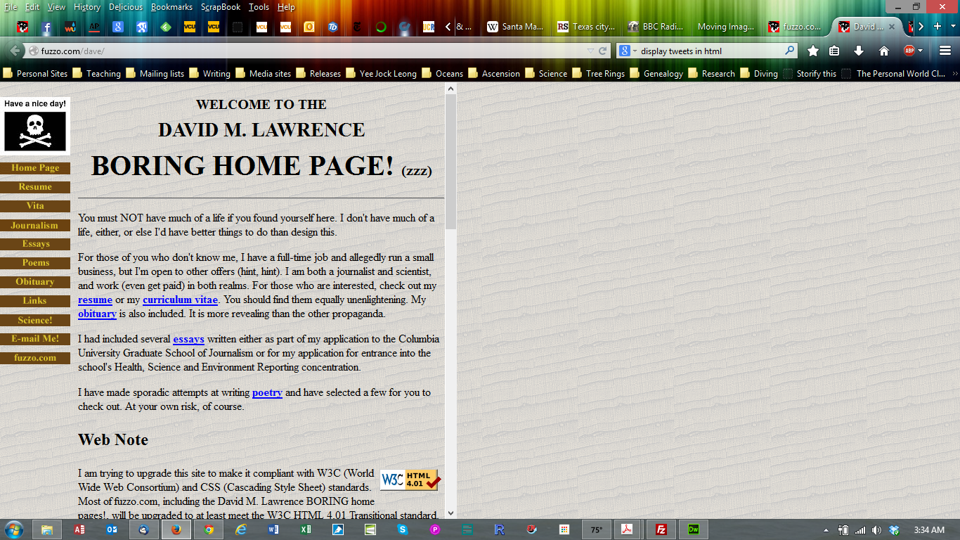 The David M. Lawrence BORING home page